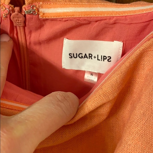 NWOT Sugarlips Rosie Off Shoulder Midi Dress - Picture 4 of 6